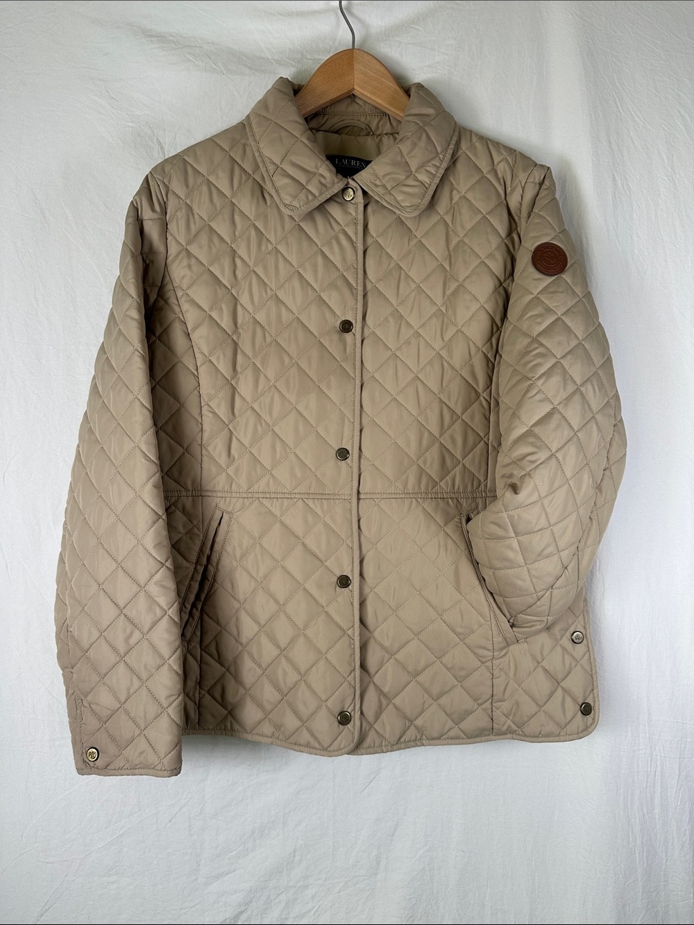 Polo by Ralph Lauren Quilted Tan Beige Jacket